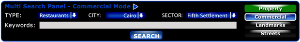 Commercial Search Panel Commercial Search Panel