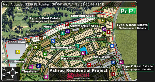 Residential GIS Map Residential Map in Egypt